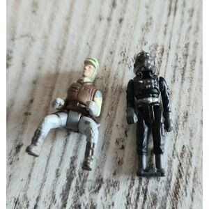 Vintage Star Wars Micro Machines Action Fleet Figures TIE Pilot Rebel Hoth Lot